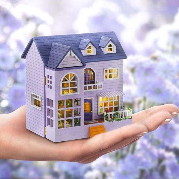 Happy House DIY Creative Handmade Miniature Dollhouse