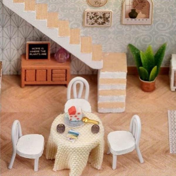 Happy House DIY Creative Handmade Miniature Dollhouse