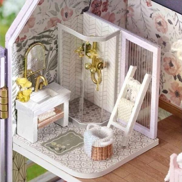 Happy House DIY Creative Handmade Miniature Dollhouse