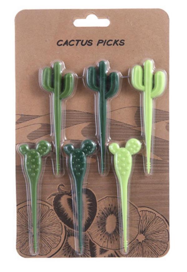 Cartoon Fruit Snack Dessert Fork Picks