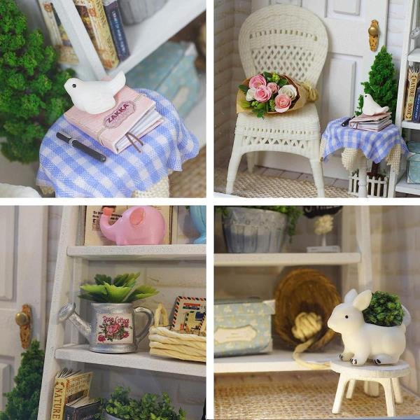 Cute Room Sunshine Zakka DIY Handmade Miniature Dollhouse