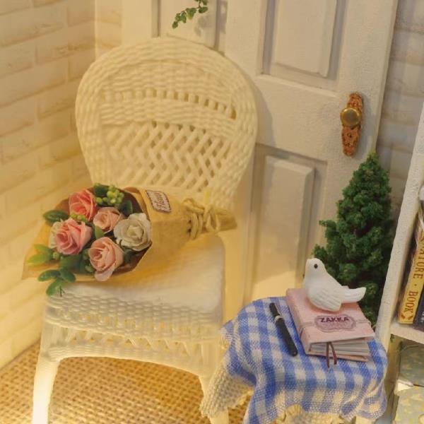 Cute Room Sunshine Zakka DIY Handmade Miniature Dollhouse