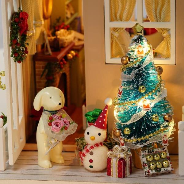 Cute Room Holiday Times DIY Handmade Music Miniature Dollhouse