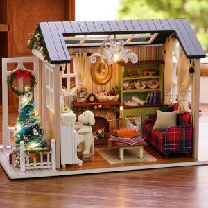 DIY Wooden Amsterdam Village Music Miniature Dollhouse