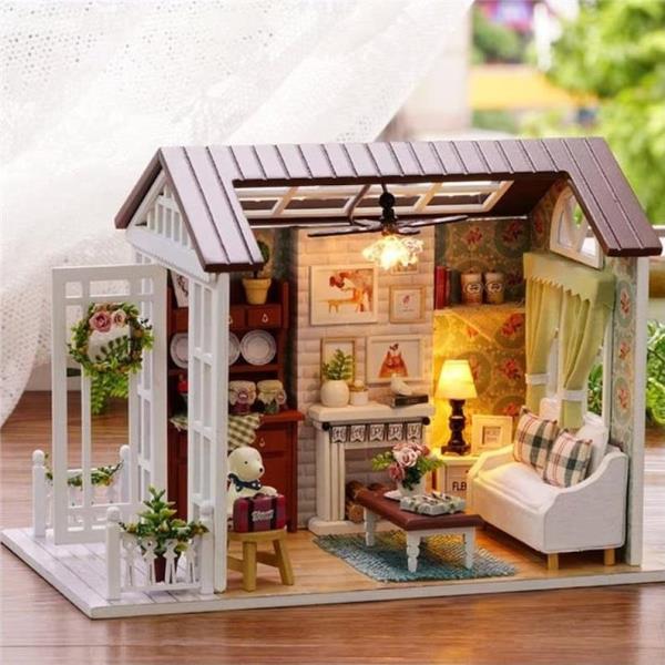 Cute Room Happy Times DIY Handmade Music Miniature Dollhouse