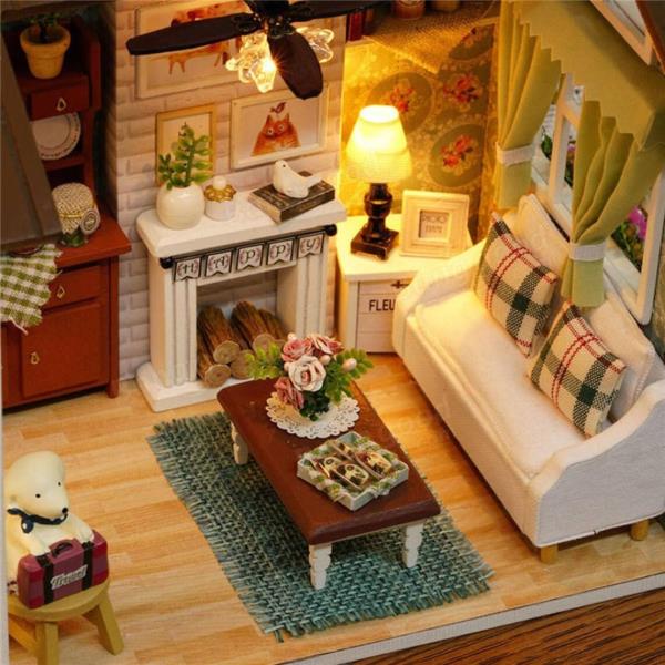 Cute Room Happy Times DIY Handmade Music Miniature Dollhouse