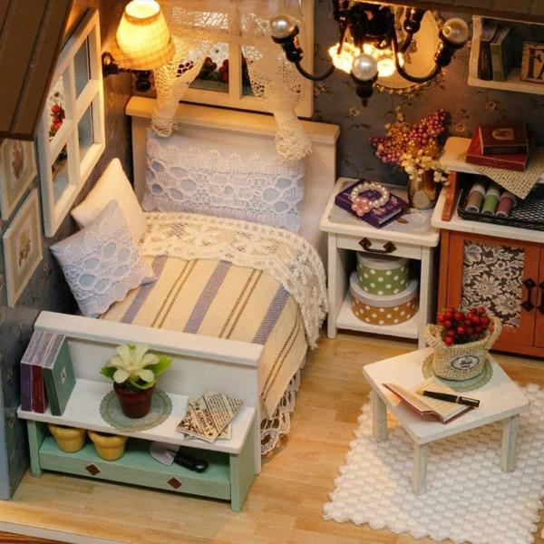 Cute Room Forest Times DIY Handmade Music Miniature Dollhouse