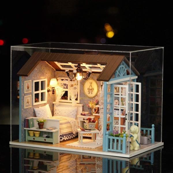 Cute Room Forest Times DIY Handmade Music Miniature Dollhouse