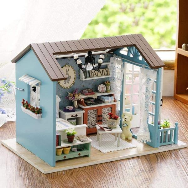 Cute Room Forest Times DIY Handmade Music Miniature Dollhouse