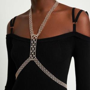 Sequin Tassel Elastic Band Leg Thigh Chain