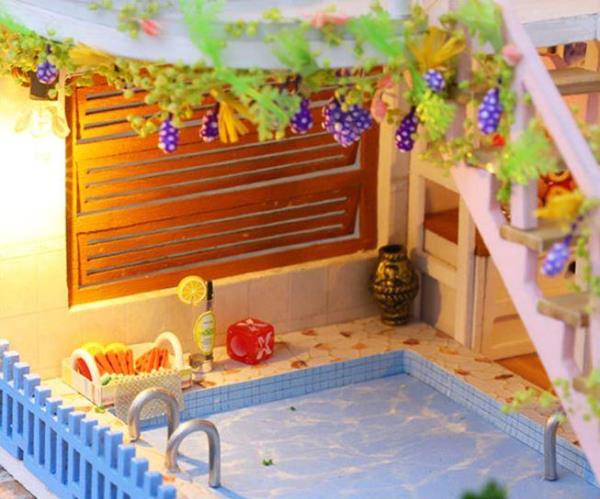 Meet Time Double Layers Loft DIY Music Miniature Dollhouse