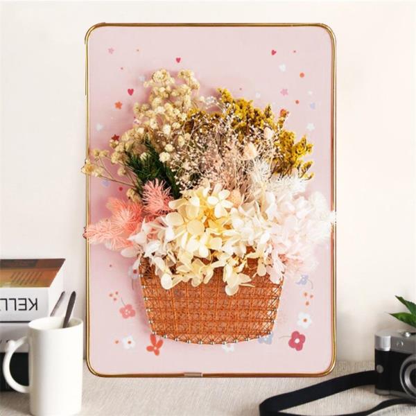 Luminous Flowers 3D Art DIY Handmade Wooden Board