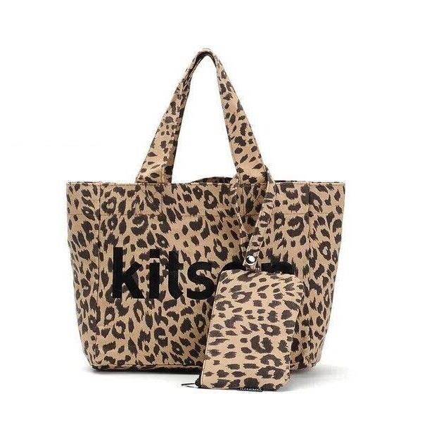 Canvas Small Leopard Print Casual Bag Purse Set