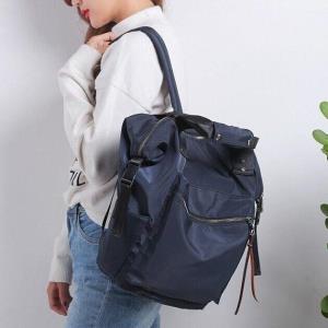 Large Blue Unisex Multi Pockets Backpack