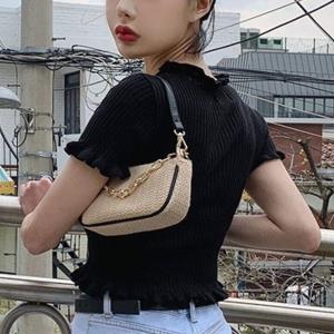 Bucket Woven Crossbody Bag