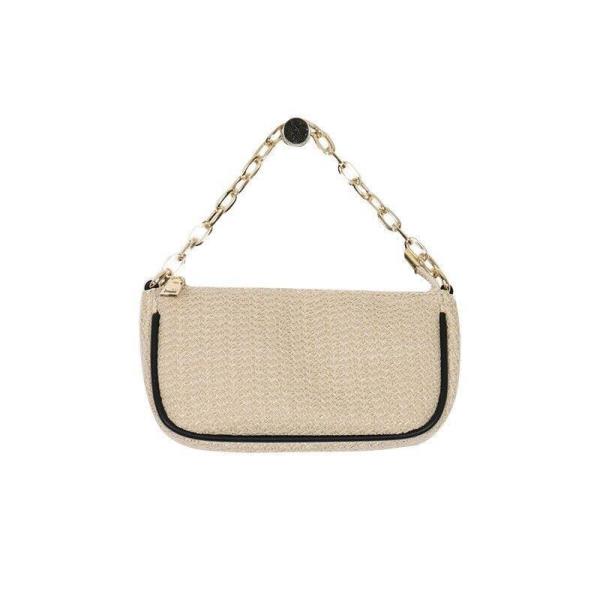 Small Straw Chain Crossbody Shoulder Handbag