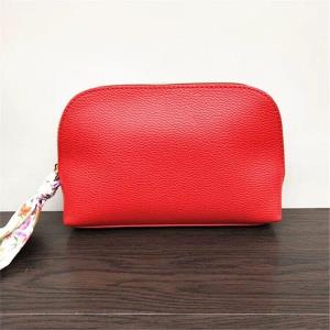 2 Pcs Leather Embroidery Makeup Bags Set