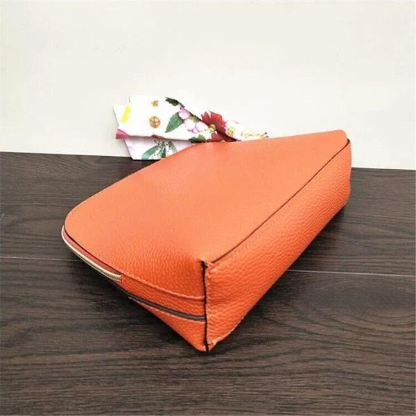 Leather Waterproof Cosmetic Makeup Organiser Bag