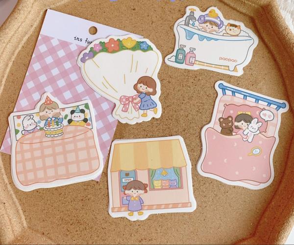 Kawaii Cartoon Memo Notes