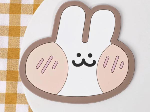 Kawaii Cartoon Animal Silicone Coaster