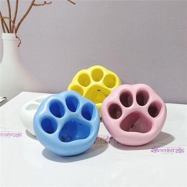 Mini Cartoon Cement Paw Garden Flower Plan Pot