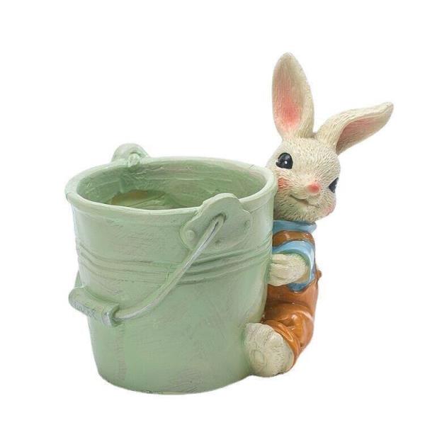 Creative Rabbit Succulent Cactus Plant Resin Flower Pot