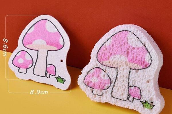 Cartoon Household Natural Dishwashing Kitchen Sponge