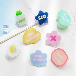 6 Waterproof Reusable Translucent Paper Clips