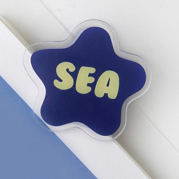 Rosy Posy Large Seal Paper File Clips