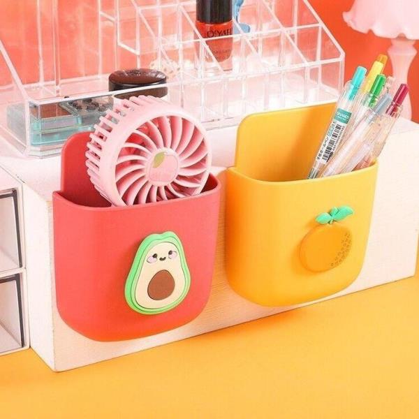 4 Plastic Storage Organizer Wall Mount Holders