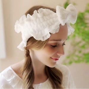 Elastic Lace Bow Makeup Headband