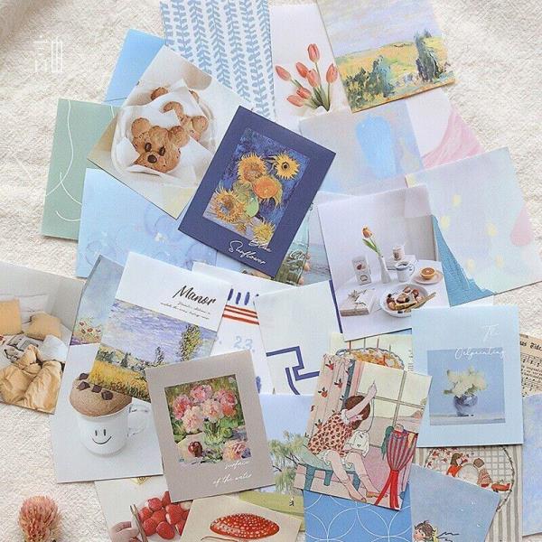 Creative Vintage illustrated Material Decorative Paper