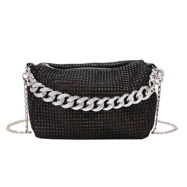 Glitter Rhinestone Portable Party Evening Bag