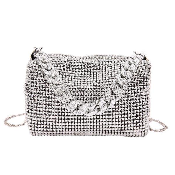 Glitter Rhinestone Portable Party Evening Bag