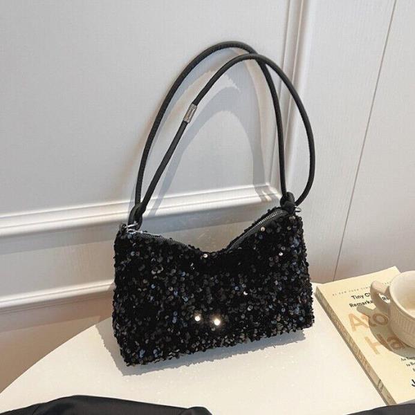 Shiny Portable Sequin Medium Evening Handbag