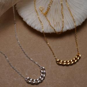 Chic Chain Brass Plated Necklace