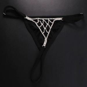 Crystal Grid Brief T-Back Undies Body Jewellery