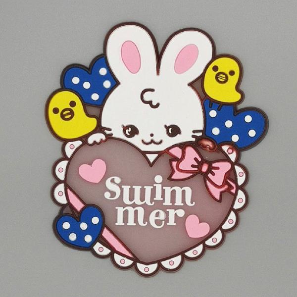 Japanese Swimmer Cartoon Silicone Coaster