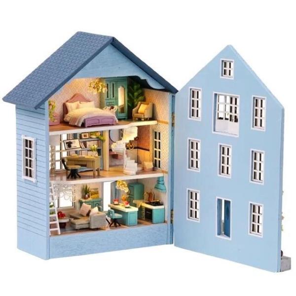 Molan House DIY Creative Handmade Miniature Dollhouse