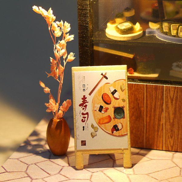 Sushi House DIY Handcraft Miniature Dollhouse