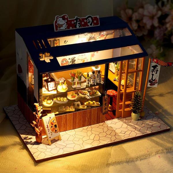 Sushi House DIY Handcraft Miniature Dollhouse