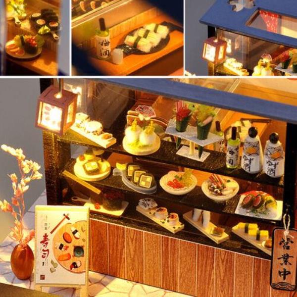 Sushi House DIY Handcraft Miniature Dollhouse