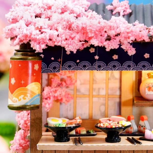 Sakura Noodles Shop DIY Handcraft Miniature Dollhouse