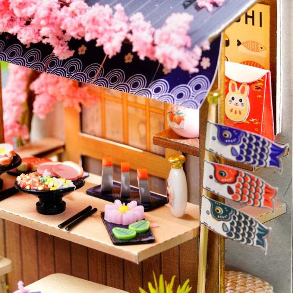 Sakura Noodles Shop DIY Handcraft Miniature Dollhouse