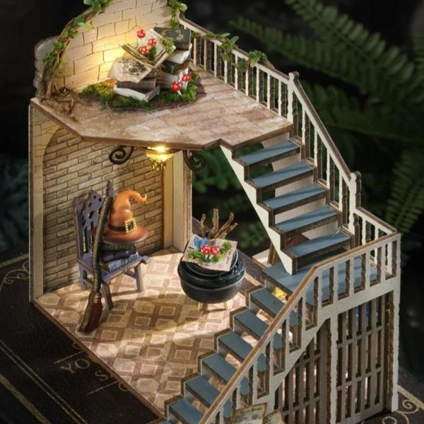 Creative DIY Magic House Handmade Miniature Dollhouse