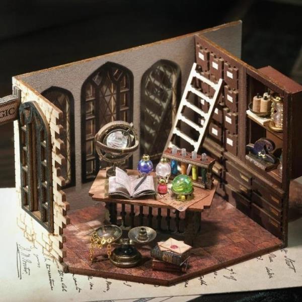 Creative DIY Magic House Handmade Miniature Dollhouse