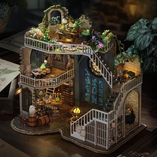 Creative DIY Magic House Handmade Miniature Dollhouse