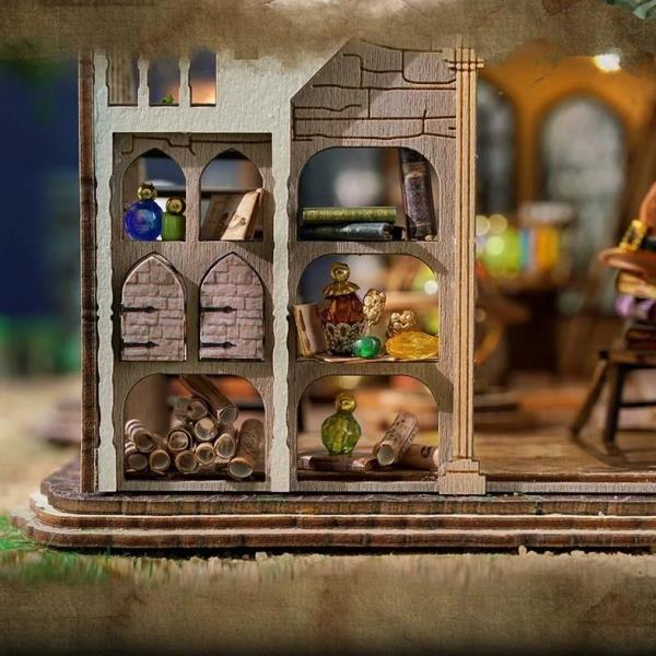 Creative DIY Magic House Handmade Miniature Dollhouse