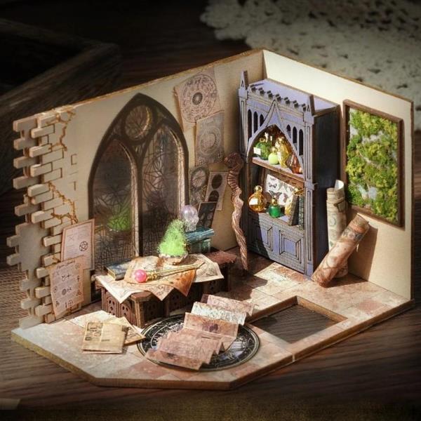 Creative DIY Magic House Handmade Miniature Dollhouse