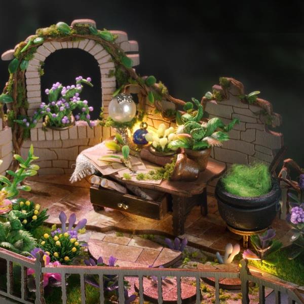 Creative DIY Magic House Handmade Miniature Dollhouse